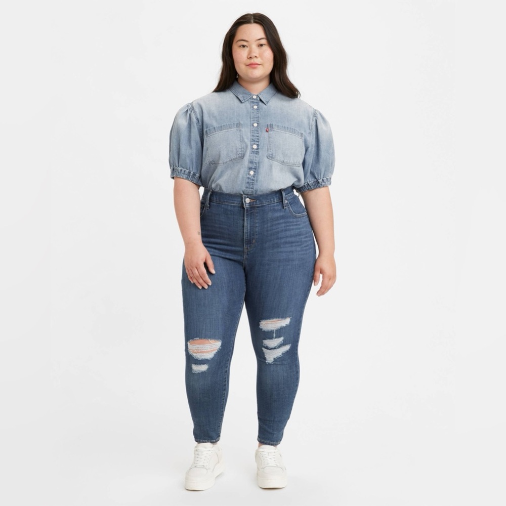 New Levi’s 721 High Rise Skinny Jeans Plus Size